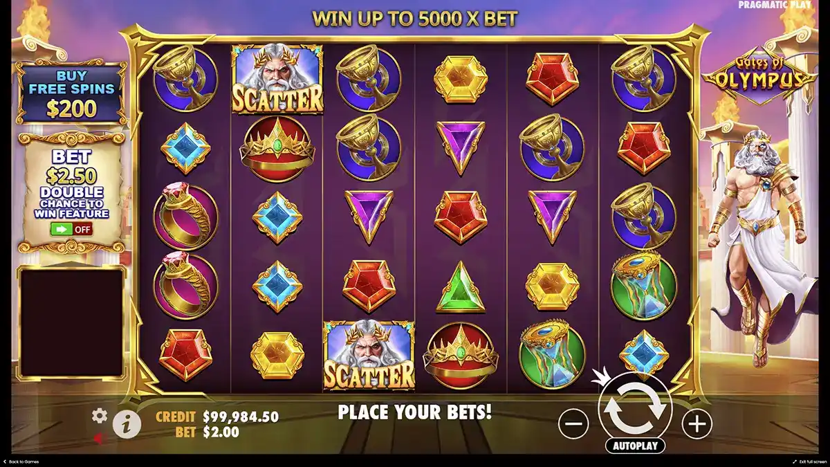 Spielmechaniken in Gates of Olympus 1000