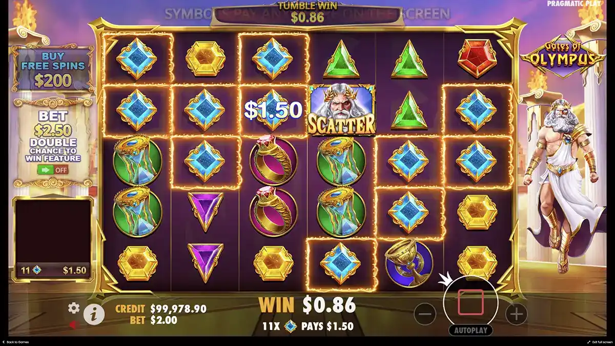 Die Demo von Gates of Olympus 1000 spielen, bevor man um echtes Geld spielt